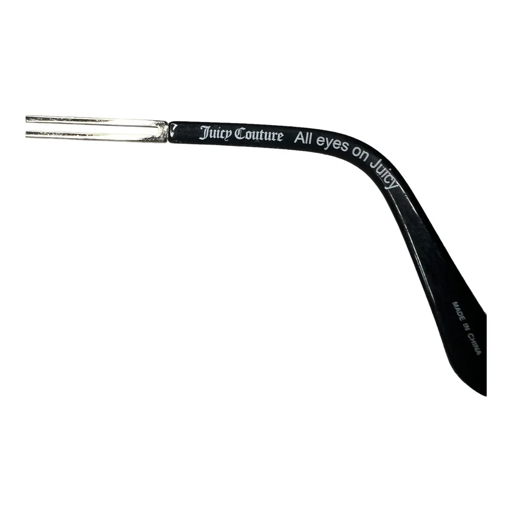 Juicy Couture JU 221 Eyeglasses frames black cat eye womens H3505 - Picture 6 of 7